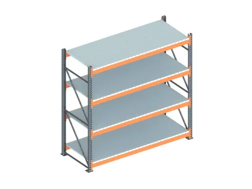 Breedvakstelling Basisveld 2700x2700x1100mm 4 Stalen Legborden 2400kg