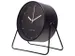 Wekker Nextime Berlin Table 14x13 cm zwart metaal