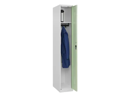 locker,HxBxD 1850x300x500mm,1vak,vak B 300mm,cil.-slot,staand op vloer