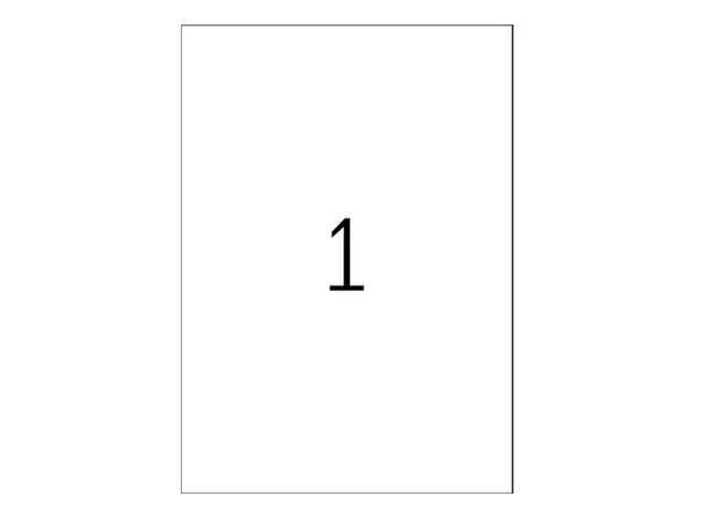 Xerox Multi-use Labels wit permanent 210x297mm 003R97400 100 stuks