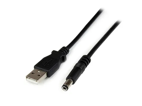 1m USB naar 5,5 mm voedingskabel type N connector