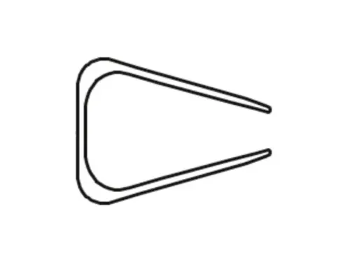 OUTLET 25 Serodo bindruggen 12mm zwart