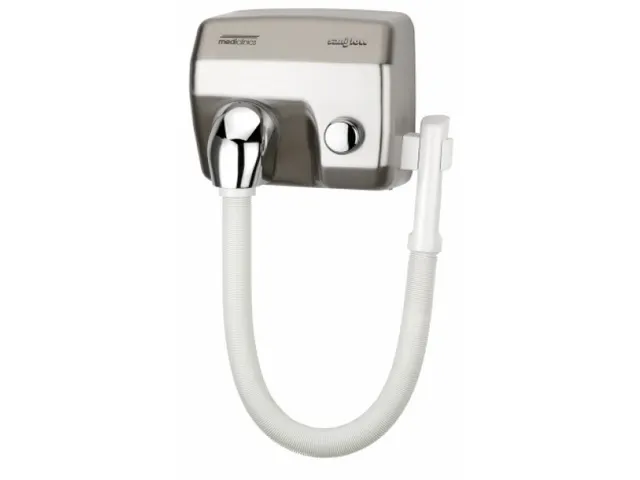 Haardroger Drukknop Rvs Look