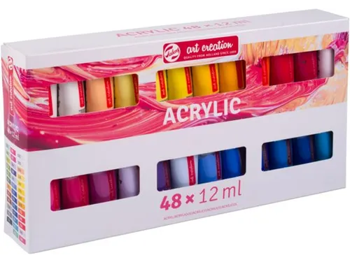 Acrylverf Talens Art Creation assorti 48 tubes à 12ml