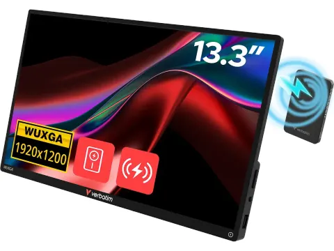 32087 Verbatim draagbare touchscreenmonitor 13,3 inch WUXGA