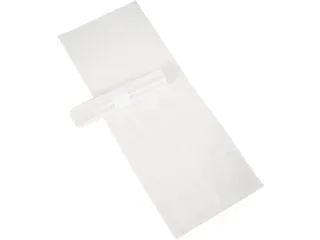 Vuilniszak 20 micron 60x80x 0.02 cm 60L Transparant HDPE 20x rol 20st - 1