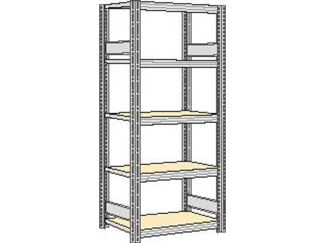 magazijnstelling,grondveld,HxBxD 2000x931x426mm,vakl. 250kg