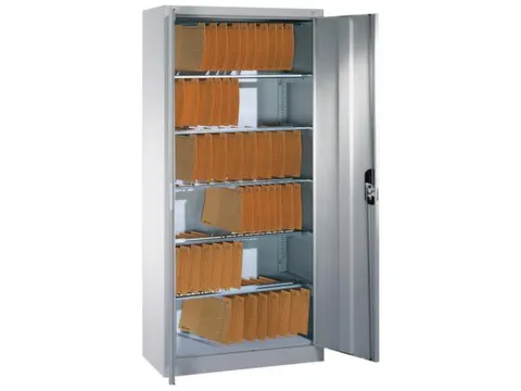 Hangmappenkast 1950x930x400mm 6 Hangmappenrails Ral7035