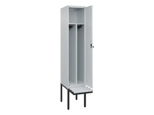 locker voor scheiding van kleding,HxBxD 2120x400x815mm,1vak