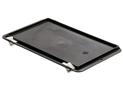 Sluitdeksel Voor Euronorm-stapelbak 75x300x200mm Zwart