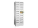 Postsorteerkast 1850x630x500mm 2x10 Vakken Ral7035 Front Ral7035