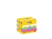 Bloc mémos 3M Post-it 653 38x51mm couleur assorti 12 pièces