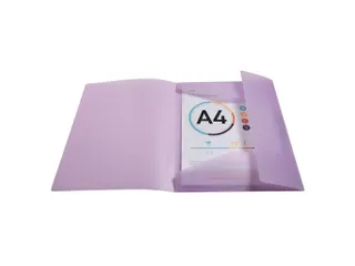 Elastomap Kreacover A4 3 Kleppen Assorti Pastel - 12