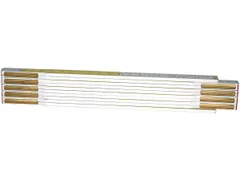 Duimstok Vouwmeter, 15 Mm X 2 M, Wit/Geel