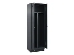 PBM-locker,HxBxD 1950x600x500mm,2vak,vak B 300mm,draaigrendel