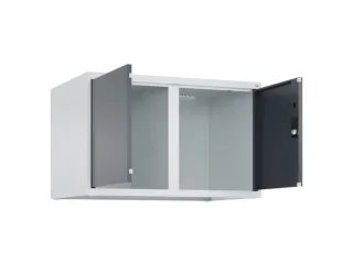 opzetkast,v. locker,2vak.,vak B 400mm,HxBxD 500x800x500mm,vleugeldeur - 2