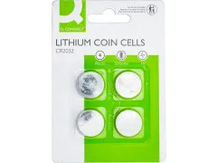 knoopcel, lithium, CR2032, blister van 4 stuks
