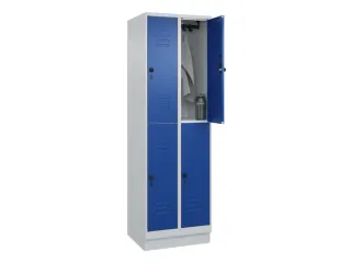 dubbeldekse locker,HxBxD 1950x600x500mm,2x2vak.,vak B 300mm - 3