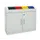 Afvalverzamelstation 4x45 Liter Romp Ral7035