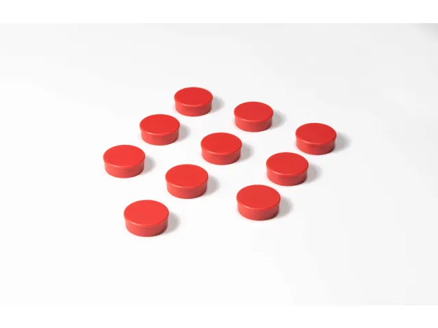 Magnum magneet Smit Visual 35mm Rood 10 stuks