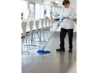 Vikan Microfibre draadmop microvezel stroken schroefdraad Blauw - 4