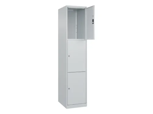 lockerkast,HxBxD 1850x400x500mm,1x3vakken,vak B 400mm,cil.-slot