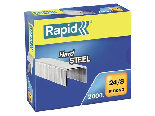 Nieten Rapid 24/8 staal strong 2000 stuks
