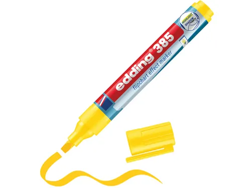 Edding 385 Flipchart effect marker Geel