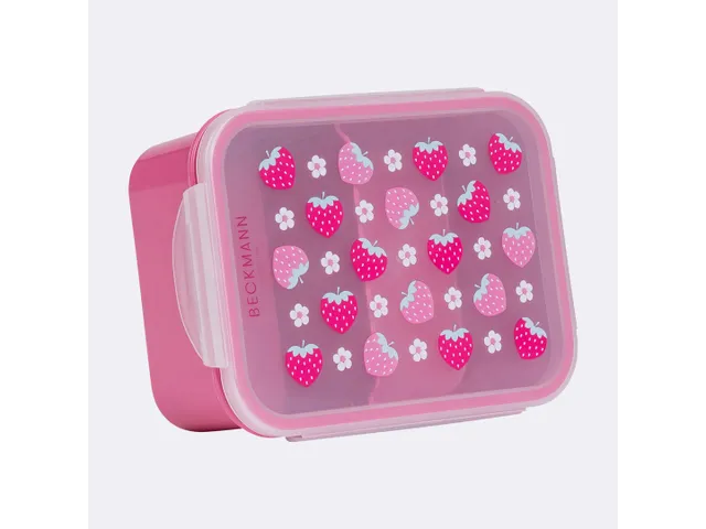 Lunchbox Beckmann 18,7x14x7cm Strawberry