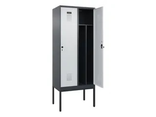 locker voor scheiding van kleding,HxBxD 2120x800x500mm,2vak - 1