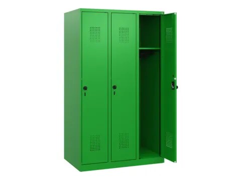 schoollocker,HxBxD 1530x900x500mm,3vak,vak B 300mm,draaigrendel