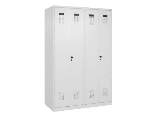 locker voor scheiding van kleding,HxBxD 1850x1200x500mm,4vak - 2