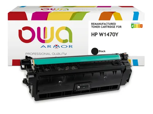 Tonercartridge OWA alternatief tbv HP W1470Y zwart E