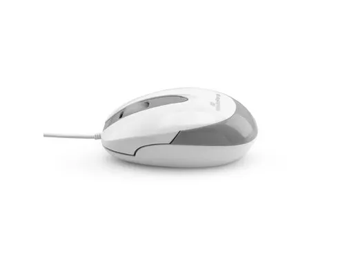 MROS214 Optische muis compact 3 knoppen draadloos Wit Grijs
