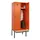 locker met bank,HxBxD 2120x800x815mm,2vak,vak B 400mm,draaigrendel