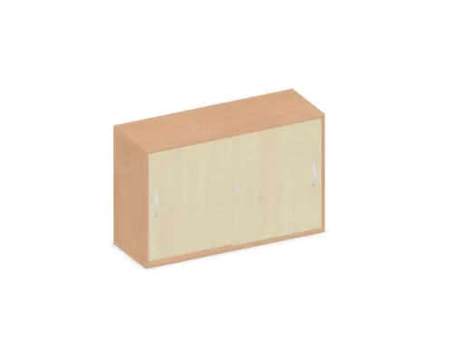Schuifdeurkast 770x1200x430mm Romp Beuken Decor Front Esdoorn