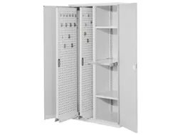 verticale kast,HxBxD 1950x1000x600mm,dubbele vleugeldeur,RAL5010
