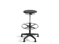 draaibare kruk,zitting HxØ 530-790x340mm,ronde zitting van PU