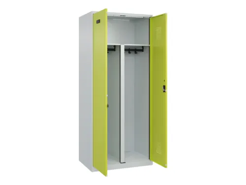 PBM-locker,HxBxD 1850x800x500mm,2vak,vak B 400mm,cil.-slot