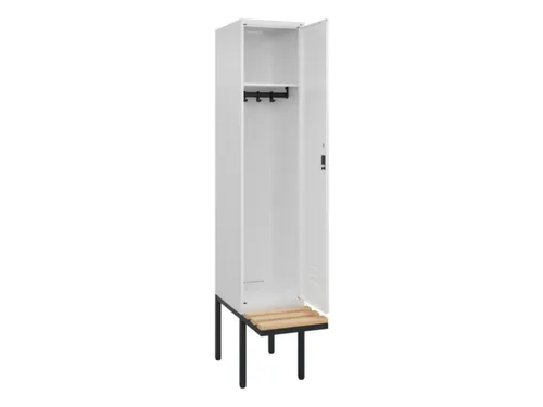 locker met bank,HxBxD 2120x400x815mm,1vak,vak B 400mm,cil.-slot