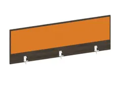 baliepaneel bureau aanbouw achter NV bruin hickory BN3005-geel 1400mm