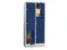 armoire multicases,HxlxP 1850x800x500mm,RAL7035,face avant RAL5010