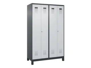locker voor scheiding van kleding,HxBxD 1950x1200x500mm,4vak - 2