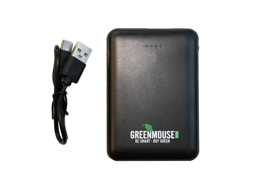 Greenmouse mini powerbank 5.000 mAh zwart