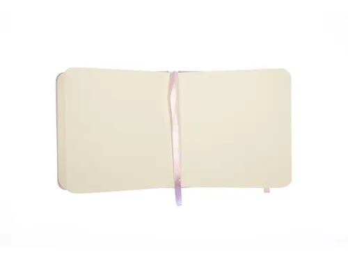 Schetsboek Kangaro 12x12cm violet PU hardcover 80 blad 140 grams roomw