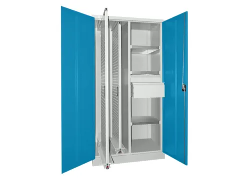 verticale kast,HxBxD 1950x1000x600mm,RAL7035,front RAL5012