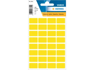 HERMA 3641 Universele etiketten 12x18mm Geel 160 stuks - 1