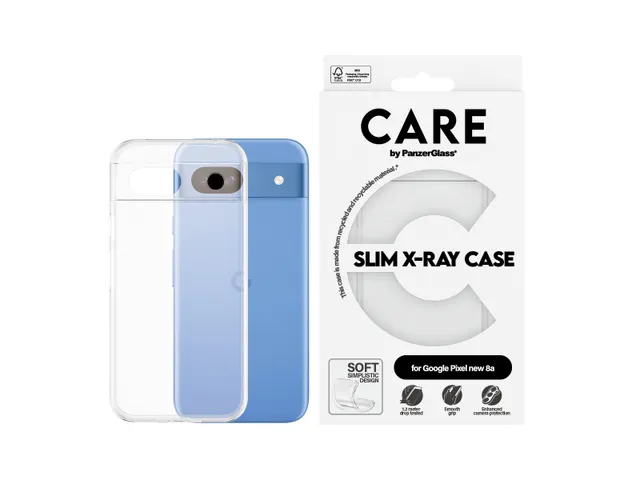 PanzerGlass CARE by X-Ray Case Google Pixel 9a, Hoes, Google, Go