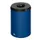 prullenmand zelfblussend 50 liter HxØ 520x375mm kop zwart blauw