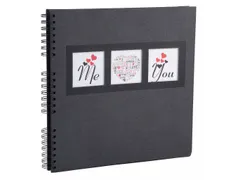 Fotoal Spir 60pZwrt 32x32cm ME&YOU Zwart